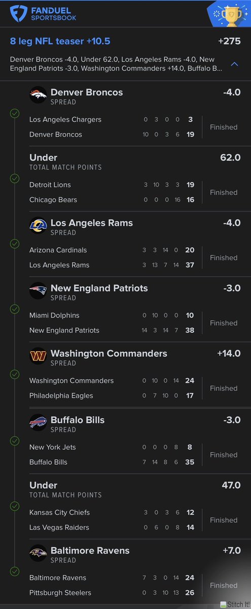 Yesterdays winners! Posted all of these in the discord w/ <a href="/JBigsDFS/">JBigs | Jason 💎</a> &amp; the <a href="/bigsbettingteam/">JBigs Betting Team</a> ! Posted a +1700 single player ATTD scorer for last nights game and it hit in the 1Q! 

Click the link to join the ride for NFL Playoffs, CFB Playoffs, and more. 

dubclub.win/af/afl-wwb2b/