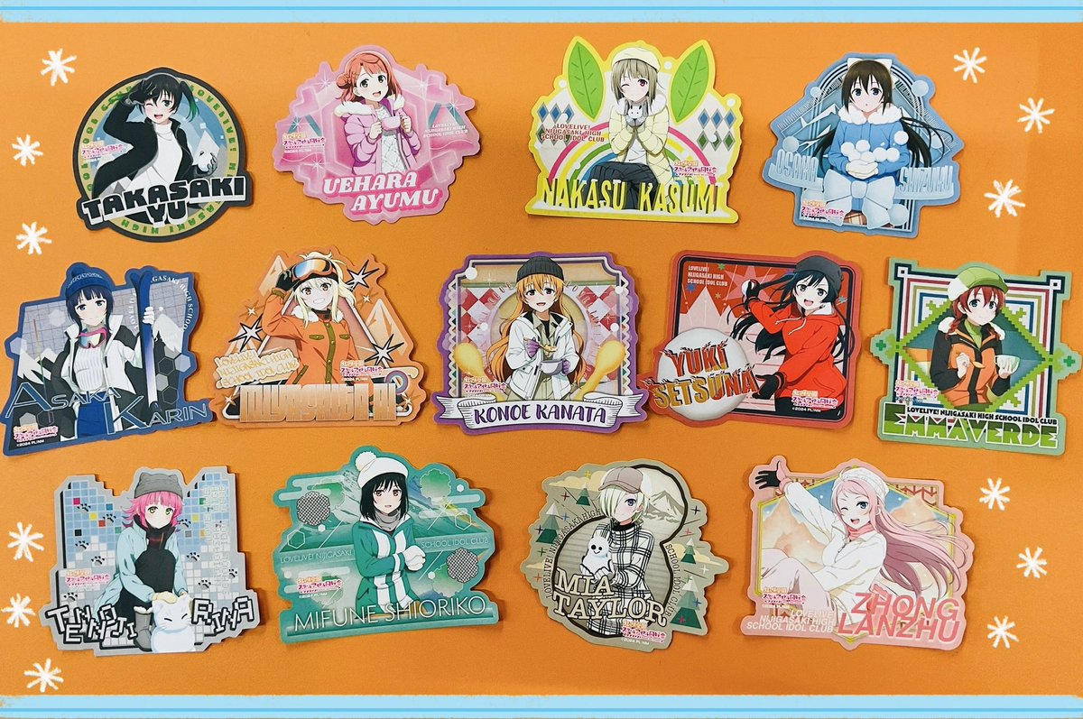 ❄️新商品❄️】 📣描き下ろしイラスト📣 ラブライブ！虹ヶ咲学園