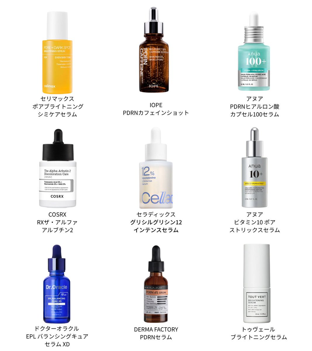 エガちゃんの美容液ベスコスが有益すぎたからまとめた✍🏻今まで紹介し