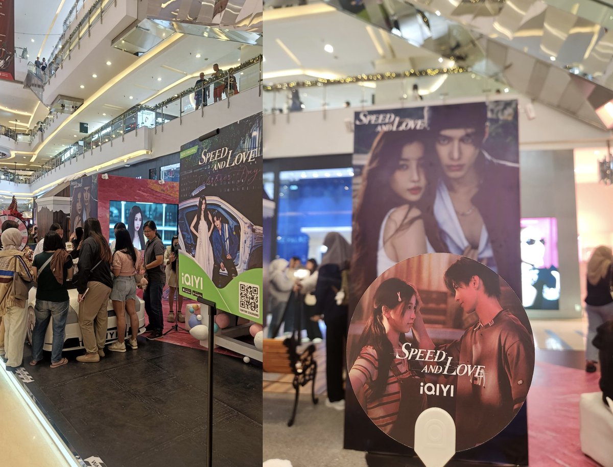 YSXProjectID's tweet image. 04/01/2026 – Kemeriahan Little Pomegranates Indonesia mendukung Yu Shuxin (Jiang Mu) di SPEED AND LOVE x iQIYI Pop Up Store Event di Indonesia 🌸🇮🇩✨

#YuShuxin #EstherYu #虞书欣 #双轨 #SpeedandLove #YushuxinxJiangMu