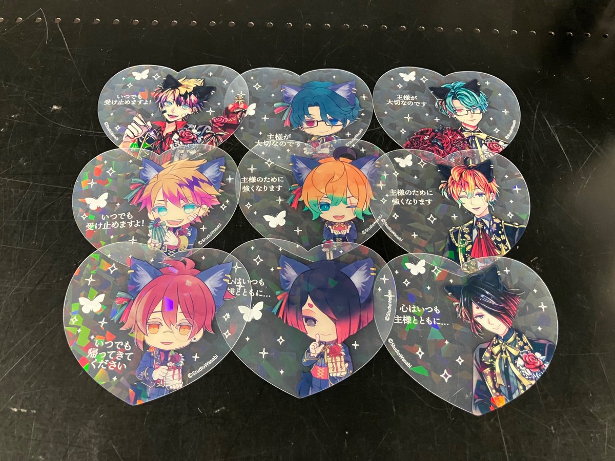 🦊入荷情報🦊 #悪魔執事と黒い猫 ナンジャタウンコラボのキラキラ