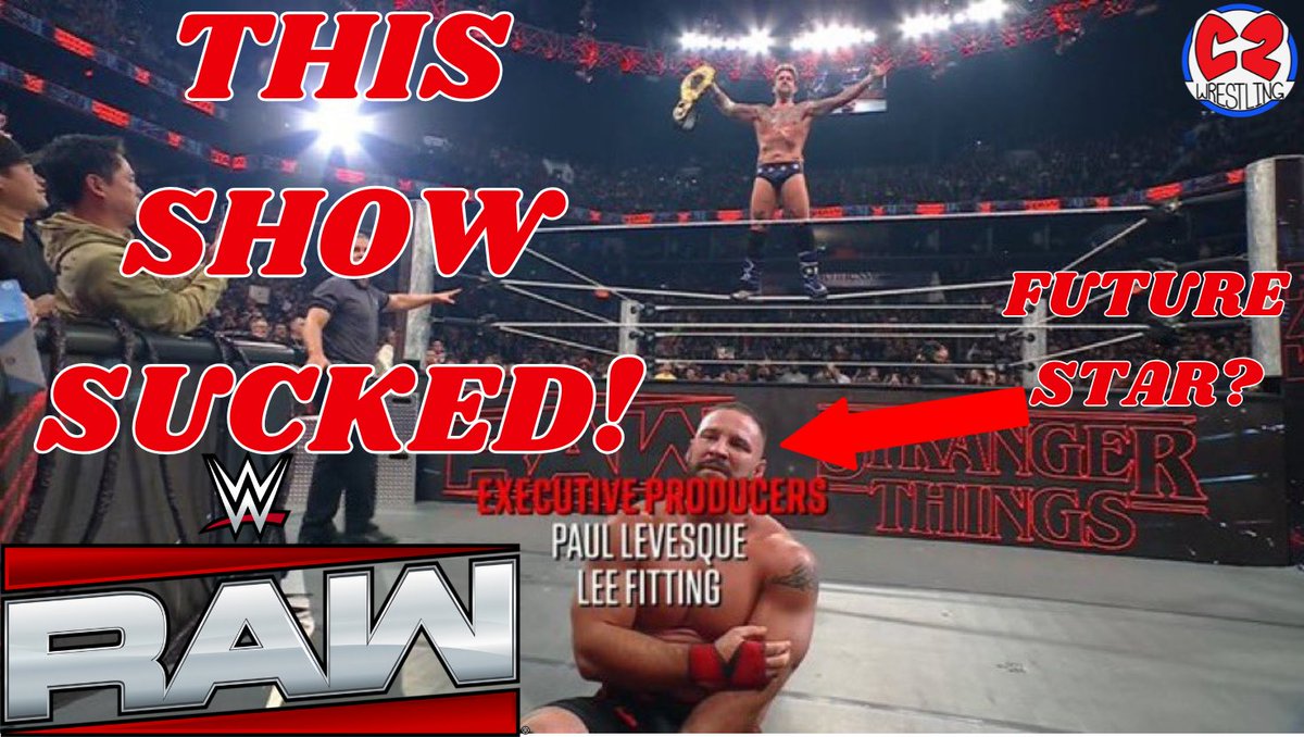 C2Wrestling_'s tweet photo. WWE Raw has wrapped up and BOY were we fired up... This show was HORRIBLE! Rants, complaints, confusion.... you name it. Must watch meltdown from the both of us over this show. Check it out ! ⬇️

@WWE #WWERawonNetflix #WWERaw #RawonNetflix 
https://t.co/it8ajbkuZa https://t.co/8Lu9rYRJt8