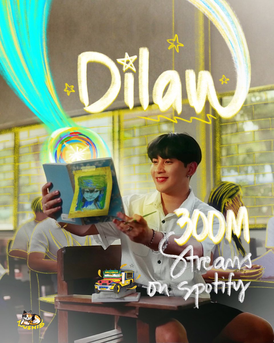 [🎶]

Zushis! Dilaw, the beginning and the origin of KOLORCOASTER has finally reached 300M+ streams on Spotify! Walang bibitaw, let’s keep streaming! 🌻💛

🔗: open.spotify.com/track/1L6gcQYo…

#KOLORCOASTER #Dilaw 
#Maki <a href="/clfrnia_maki/">Maki *ੈ✩‧₊˚</a>