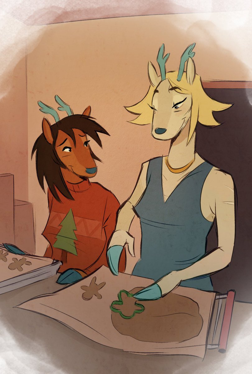 boomercades's tweet image. Thinking that they could’ve been happy is so much more heart wrenching to me than if they were fighting all the time

#deltarune #fanart #DessHoliday #carolholiday