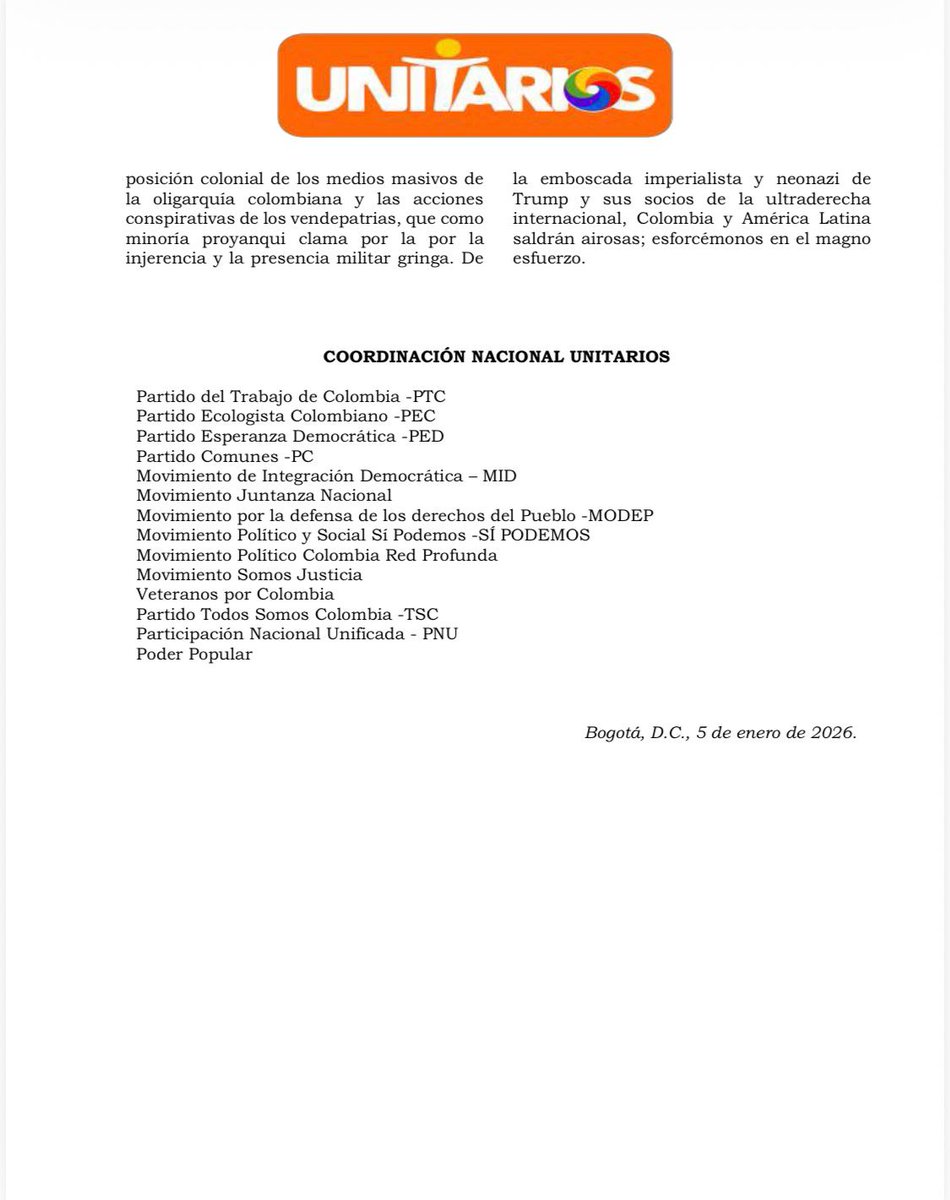 UNITARIOS tweet media