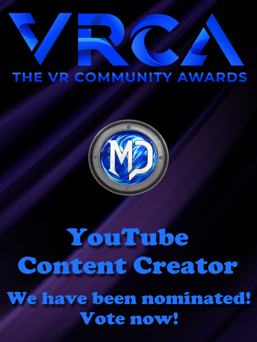 MetaDegenPod's tweet image. We are honored to have been nominated for the @TheVRCAwards we are in the YouTube category! 

make sure you vote for all of your favorite creators and communities! and if Metaverse Degen Network is one of them, we’d truly appreciate your support! ♥️ 

#vrchat #youtube #VRCA2025…
