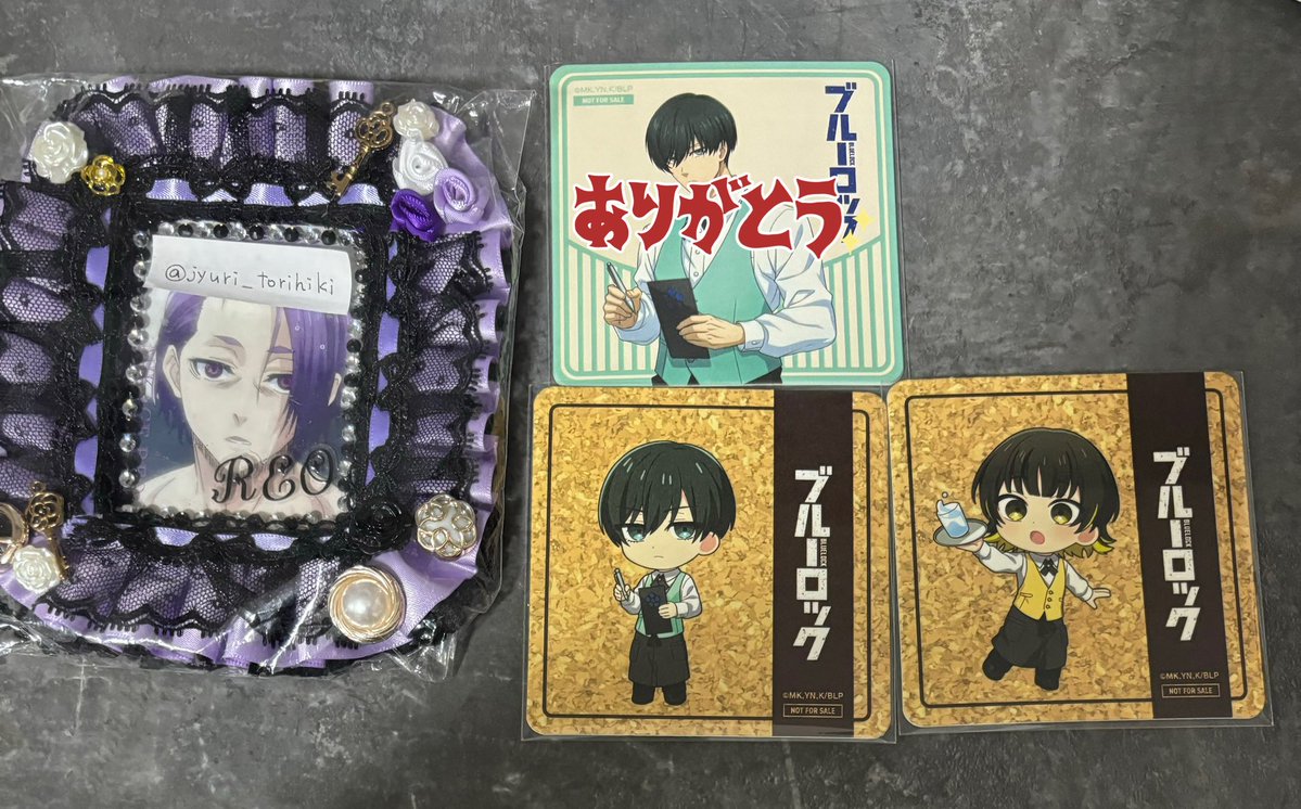 交換】ブルーロック ブルロ プリンセスカフェ プリカフェ コースター