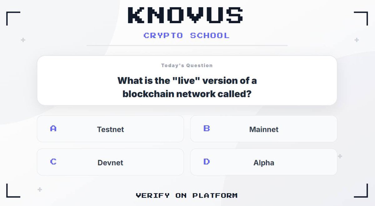 Knovusofficial's tweet image. Knovus Crypto School is in Session! 

Topic: Network Architecture.

Hint: There is a fundamental distinction between simulation and settlement. This specific network is the live economic layer where consensus is binding, assets hold tangible market value, and the ledger is…