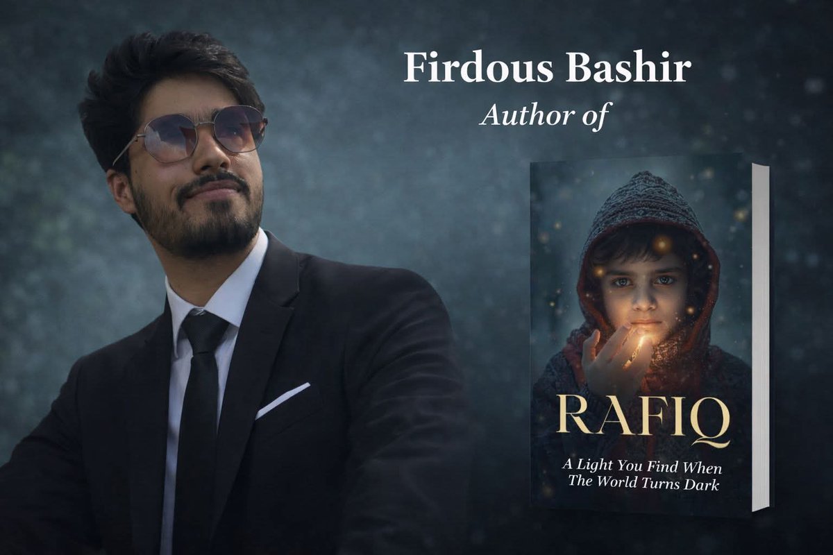 Faisalbilal3394's tweet photo. Meet Firdous Bashir, a young author from #Khrew, Pampore debuting with, Rafiq book
A powerful story of a child’s silent suffering within family, fractured relationships, learning loss, and a woman’s pain after marriage written for the children of Kashmir who endure in silence. https://t.co/ydF3cU3jTz