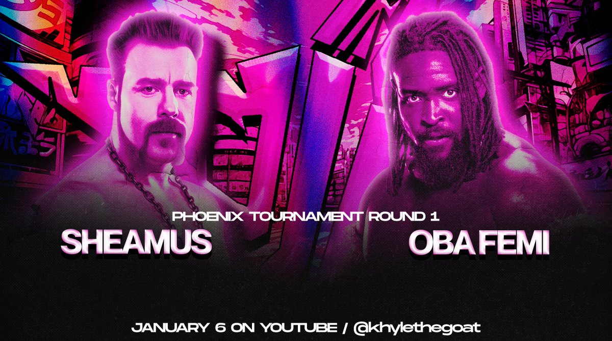 obiwankhylenobi's tweet photo. NOVA PRO EPISODE 2 MATCHCARD:

Dragon Lee VS Ilja Dragunov (C)
FireFox VS The Rascalz
Sheamus VS Oba Femi

SEE YOU TOMORROW JANUARY 6 4PM EST.

[#WWE2K #NOVAPRO #UNIVERSE #EFED] https://t.co/Y96edDRU55