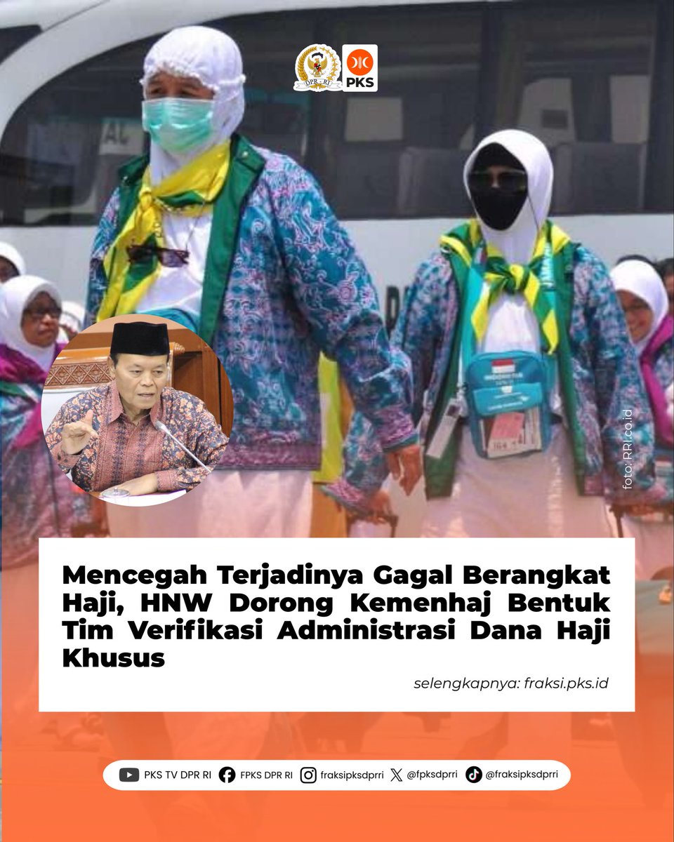 HNW berharap, dengan efektifnya kerja tim khusus tersebut, risiko gagal berangkatnya jemaah haji khusus—sebagaimana disampaikan oleh 13 asosiasi Penyelenggara Ibadah Haji Khusus (PIHK)—dapat dicegah melalui koordinasi intensif dan pembentukan tim pendampingan teknis khusus untuk