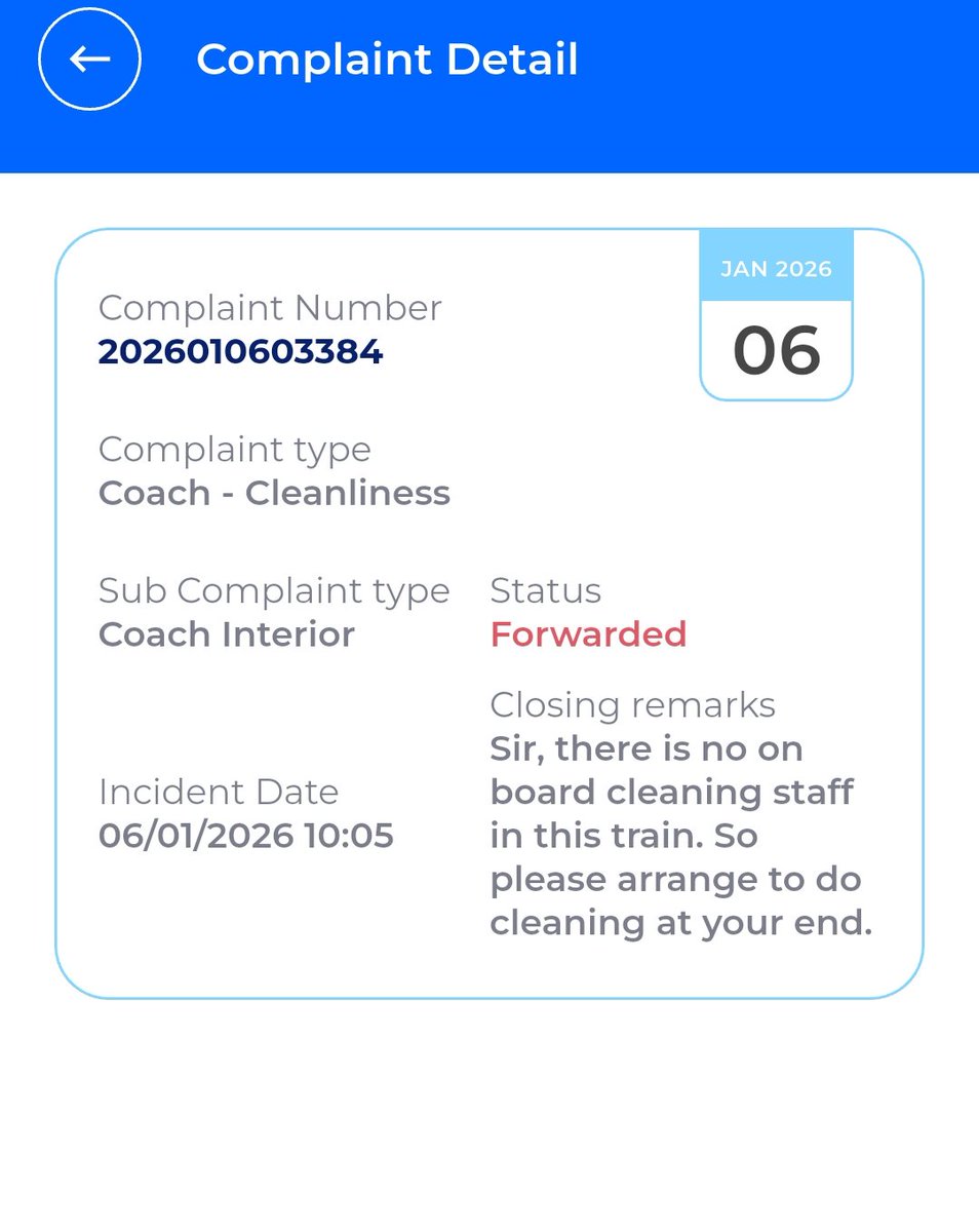 sumit__k_das's tweet photo. Hello @RailwaySeva,
I am travelling by train (18310 Sambalpur express (2941026606), in the AC 2 tier from Amritsar to Rourkela, the coach hasn't been cleaned since yesterday and the condition of the restroom area is concerningKindly have it addressed.@RailMinIndia @IRCTCofficial https://t.co/mfnb3emSl6