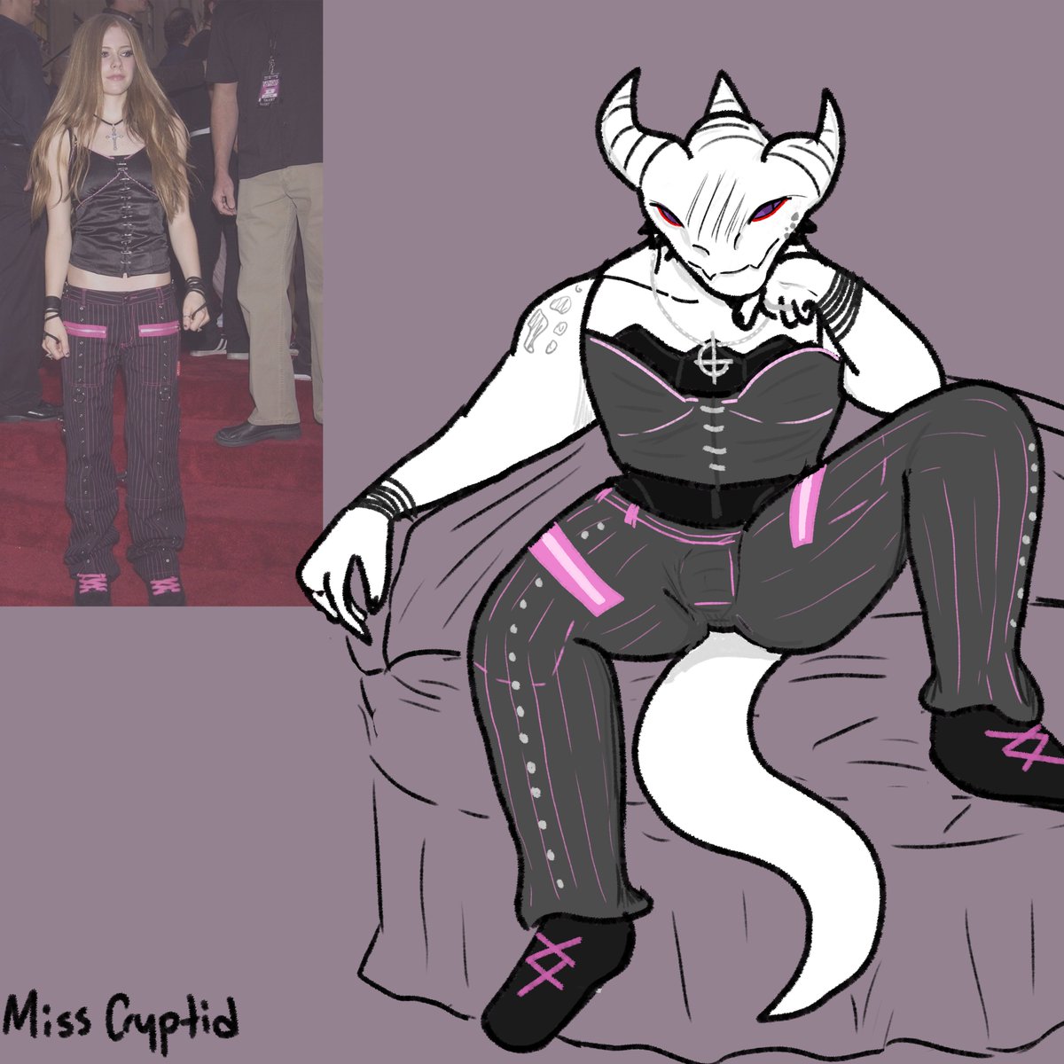 Leviathan (OC Durge)  x Y2k Avril Lavigne fashion
#bg3 #baldursgate3