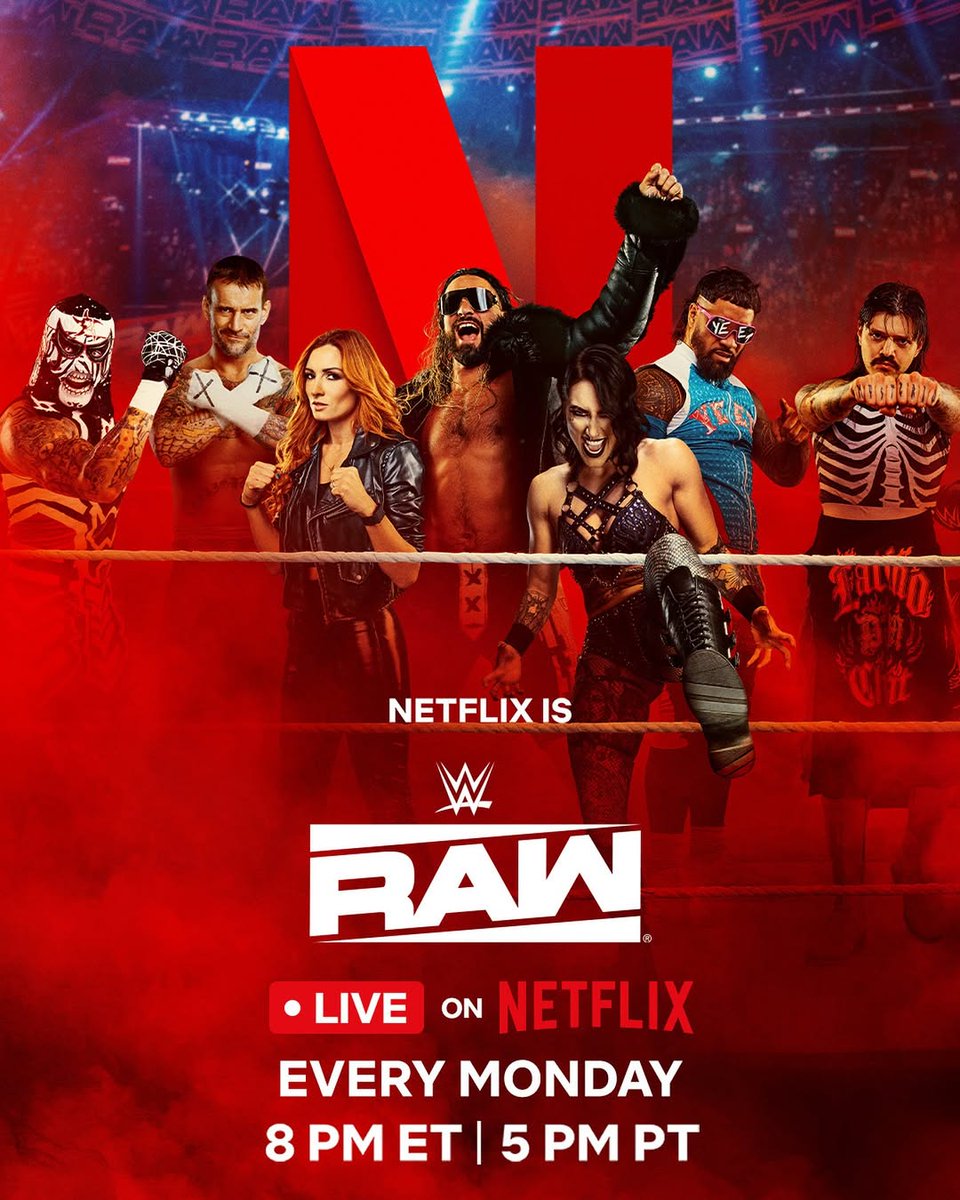 flamexcult's tweet photo. Eminem and Juice WRLD's track "Godzilla" is now the official theme song of Monday Night Raw On Netflix 🔥🔥🔥 https://t.co/ClYrUF1wib