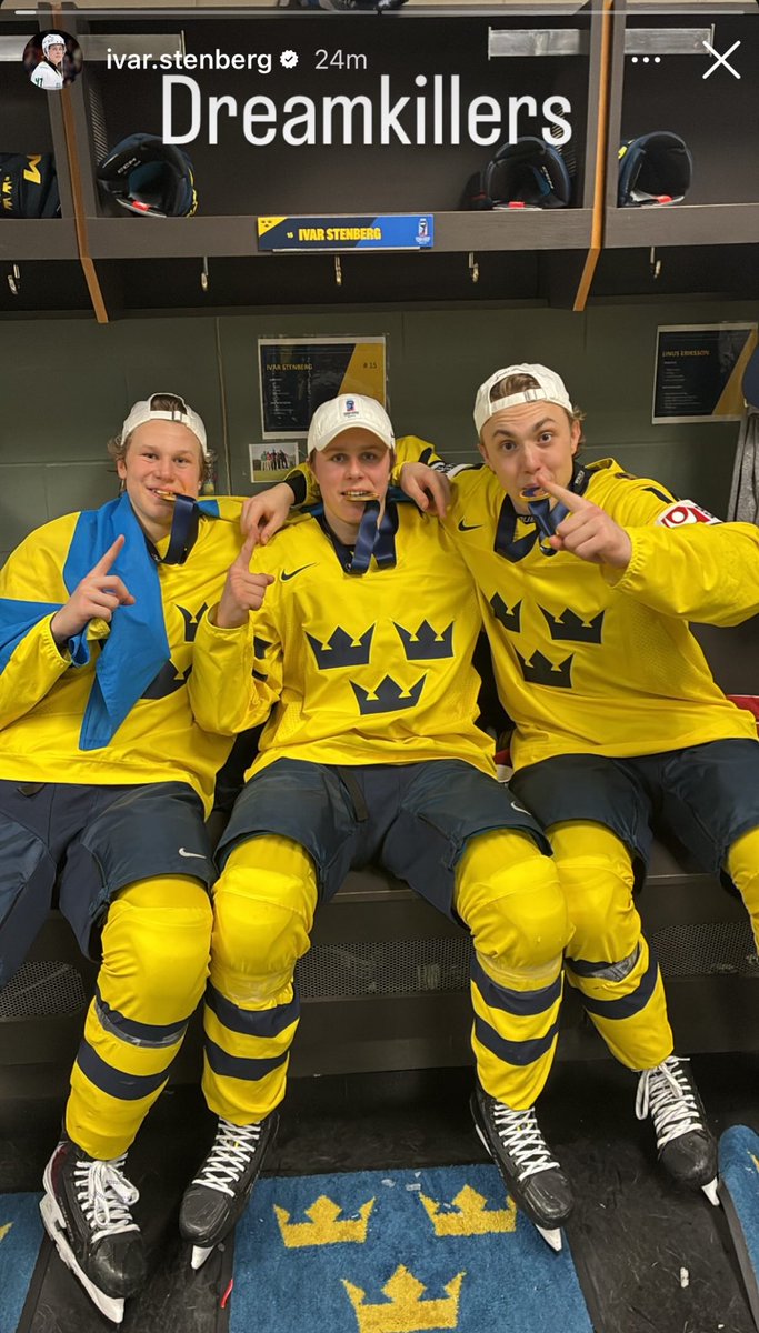 WJCrankings's tweet photo. Ivar Stenberg🇸🇪 has 1st overall-caliber humor.

#WorldJuniors #2026NHLDraft https://t.co/I9038y8Lzu