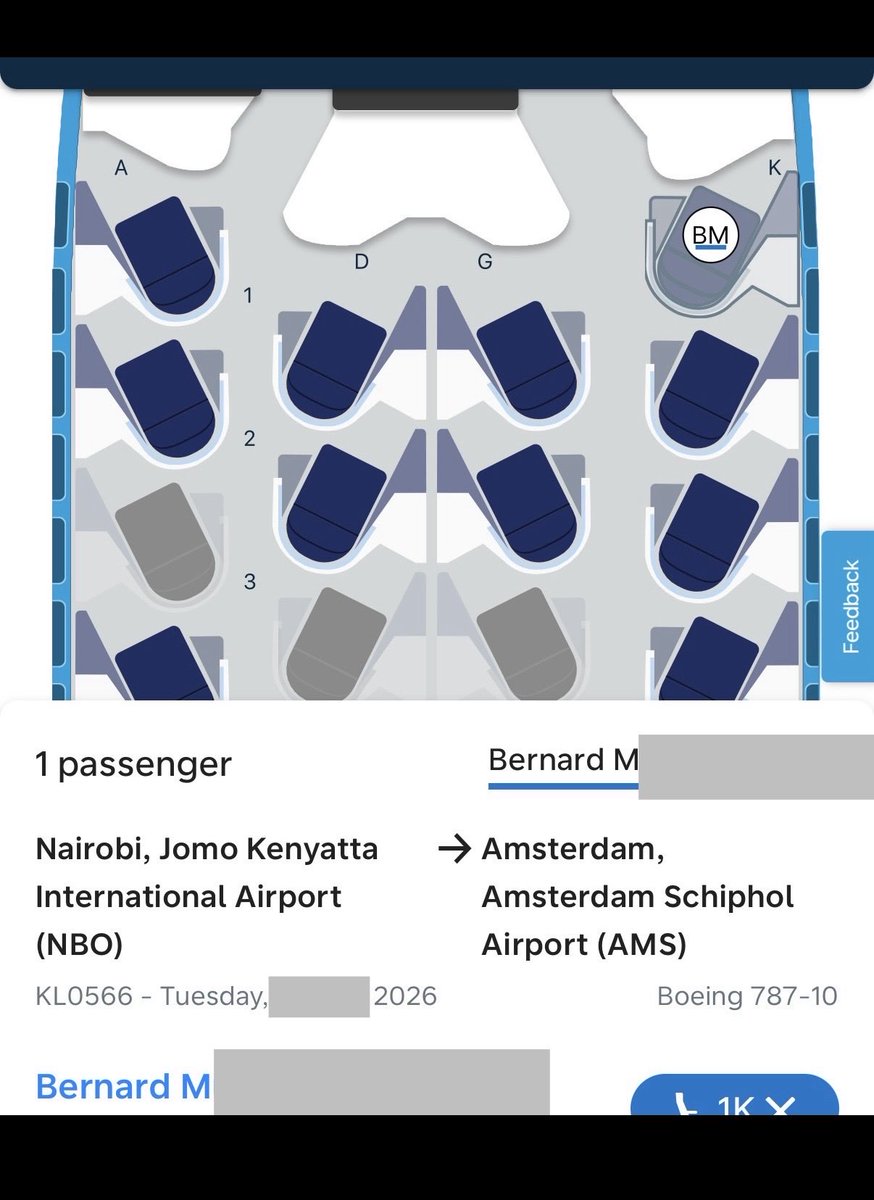 m_bernards's tweet image. Altitude Edition seat 1K…. nikĩĩ kirathiĩ na mbere haha🤣😆….🛫