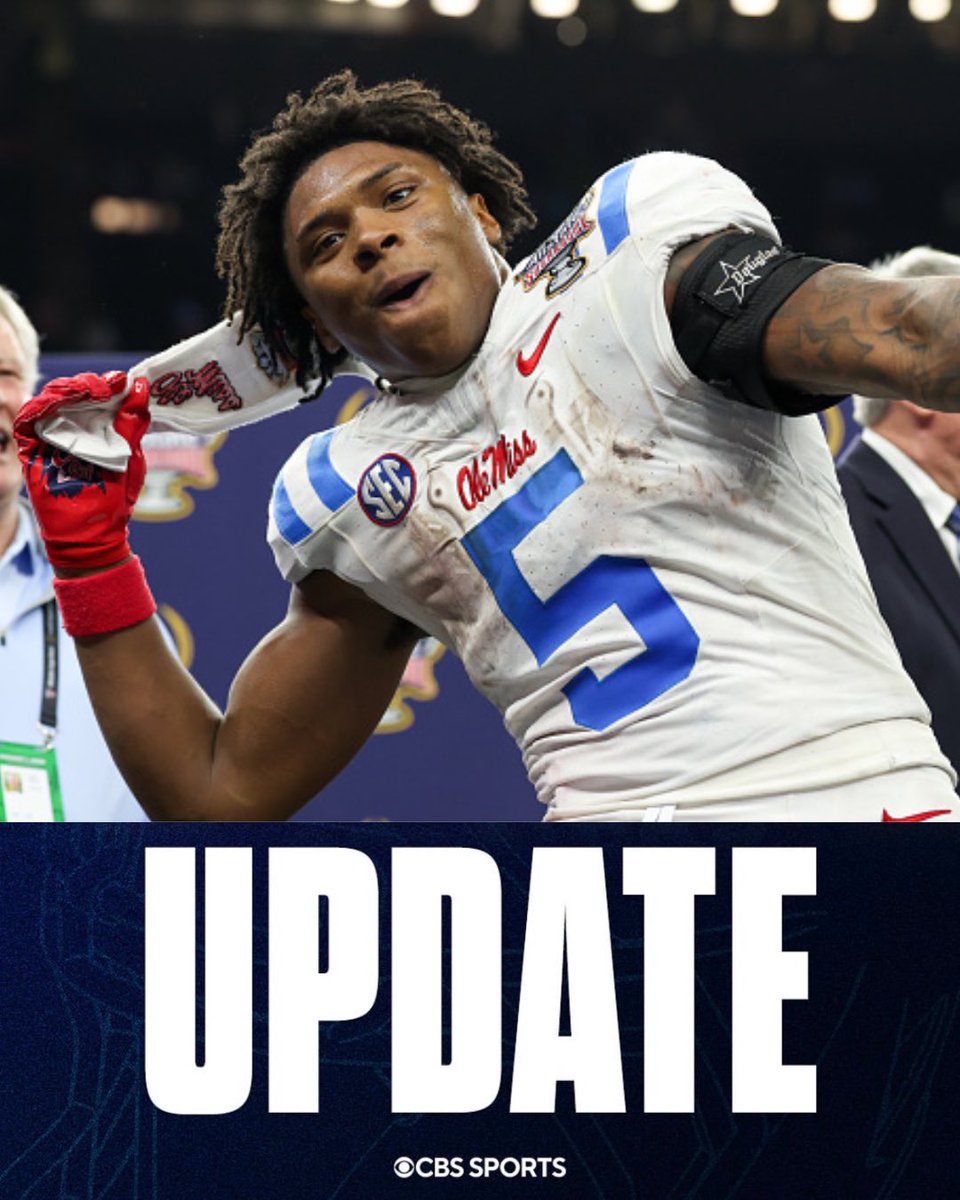 Ole Miss star running back Kewan Lacy has agreed to a new deal with the Rebels and will remain at Ole Miss for the 2026 season, a source confirms to <a href="/CBSSports/">CBS Sports</a>.

Ole Miss had been working aggressively to get this done. Mission accomplished. (<a href="/max_olson/">Max Olson</a> and <a href="/PeteThamel/">Pete Thamel</a> 1st).