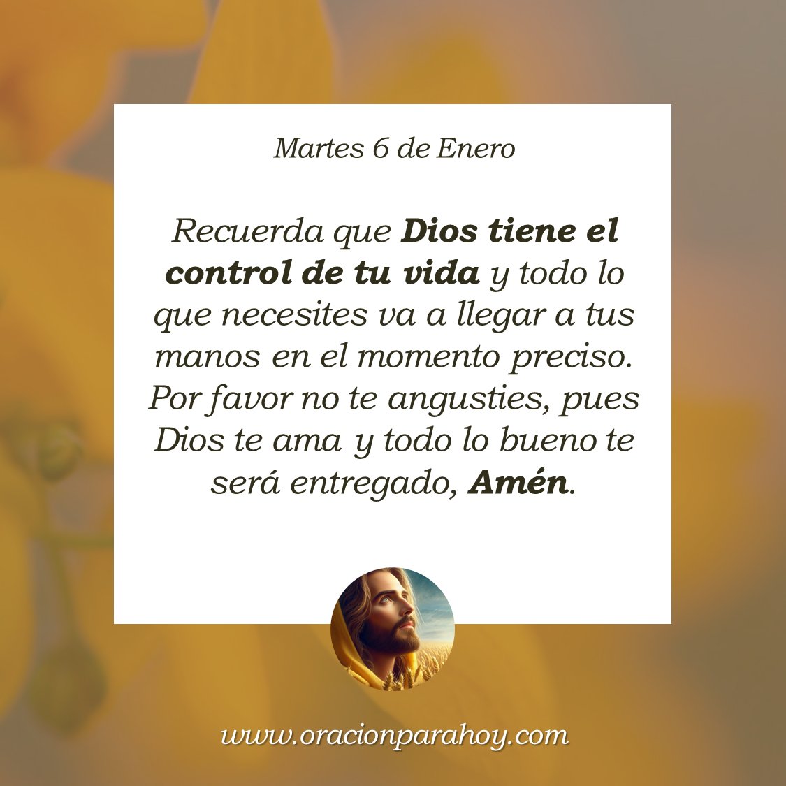 Oración para hoy 6 de enero: oracionparahoy.com/2021/01/gratit… ✨