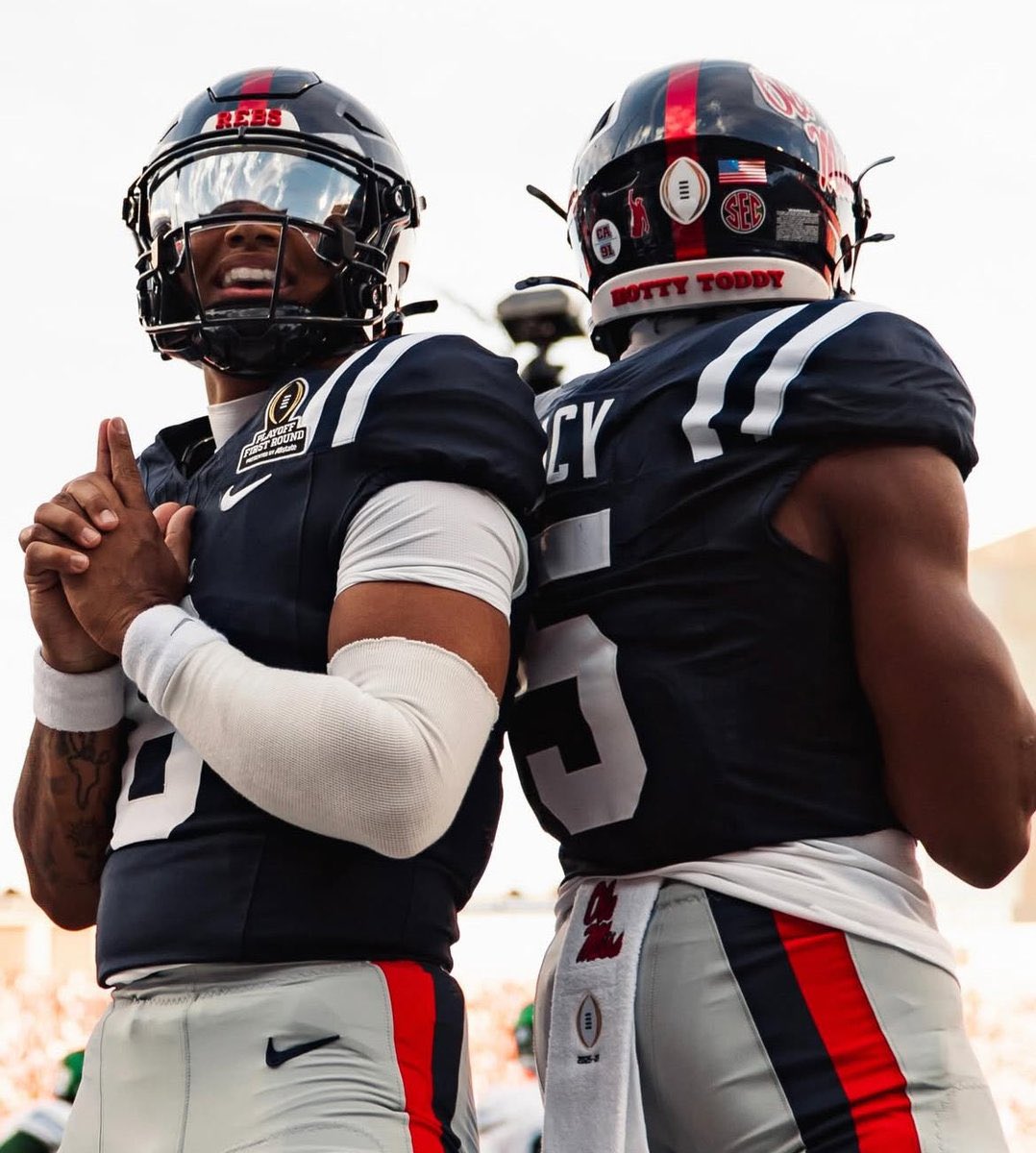 beaubkboone's tweet photo. NCAA Officials, let the Bad Boys run it back #HottyToddy https://t.co/w4ZHT8Z9KA
