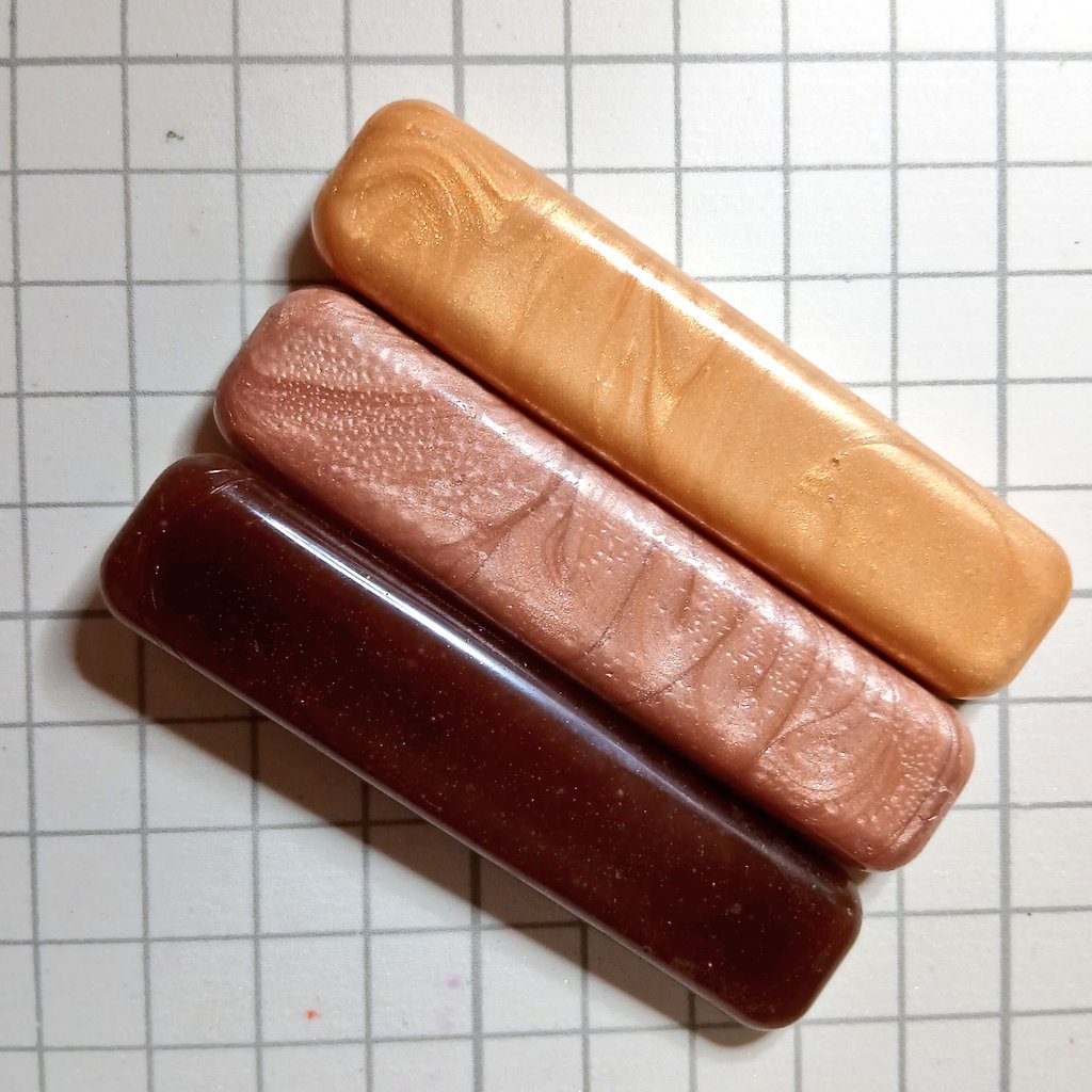 ねりねり…🍊🌃☕
#シーリングワックス
#シーリングスタンプ
#かぼ沼　#自作ワックス