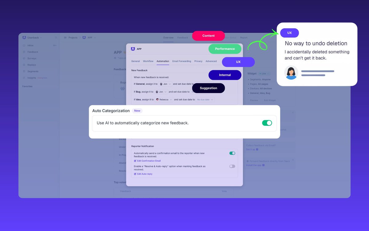 Userback tweet media