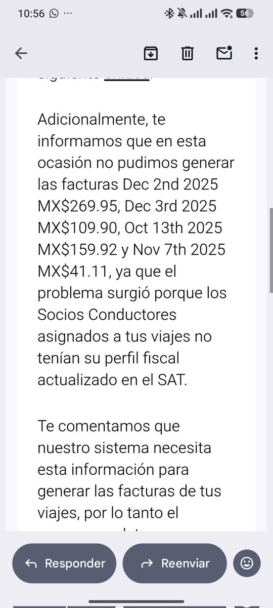 fuck_mx's tweet photo. Valió madres, no le veo caso usar @Uber_MEX si ya no es garantía de nada y el @SATMX si no la deja caer, pero a ellos no. https://t.co/EAzTlTR9lI