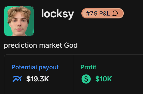 locksy's tweet photo. We hit our $10,000 goal! (even if it was a few days late lol)

I credit going from -$1k to $10k in ~3 months purely to grinding Kalshi mention markets.

Onwards and upwards for the new year! 

STREAM RESUMES TOMORROW 🔒 https://t.co/ZJS504BLeW
