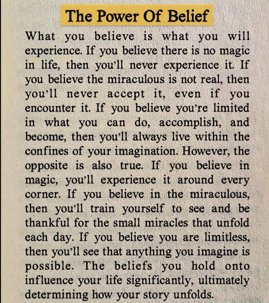 PhilosophyMonk's tweet image. The Power Of Belief