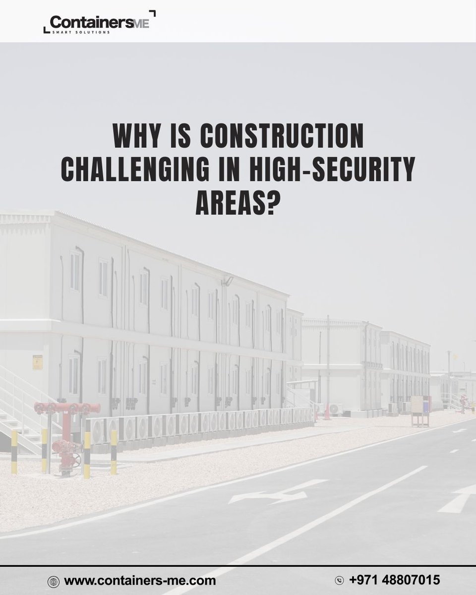 Containers_me's tweet image. Why Are Modular Containers Ideal for High-Security Areas?

Prefabricated units arrive ready-made, reducing on-site labor, welding, sparks, and debris. This makes them safer and more compliant for oil refineries, airports, and other high-security zones.

#modularcontainers #prefab