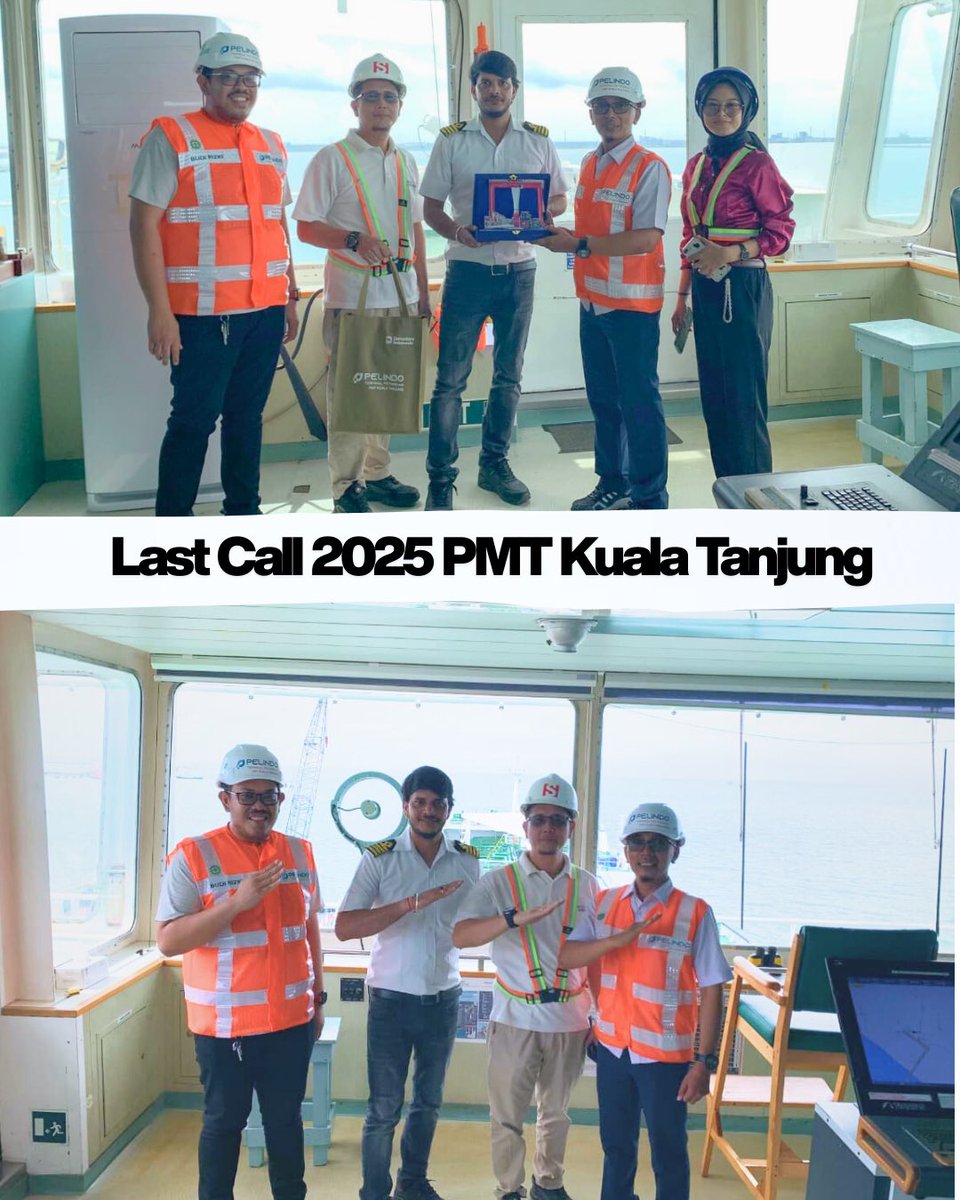 prima_multi's tweet image. #Portizen,
Sebagai penanda akhir perjalanan di Tahun 2025, PT Prima Multi Terminal menyerahkan cenderamata kepada para Nakhoda sebagai simbol apresiasi atas kerja sama, dedikasi, dan kebersamaan yang telah terjalin. 

#PTPrimaMultiTerminal #LastCall2025 #FirstCall2026