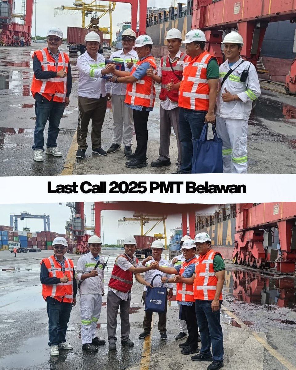 prima_multi's tweet image. #Portizen,
Sebagai penanda akhir perjalanan di Tahun 2025, PT Prima Multi Terminal menyerahkan cenderamata kepada para Nakhoda sebagai simbol apresiasi atas kerja sama, dedikasi, dan kebersamaan yang telah terjalin. 

#PTPrimaMultiTerminal #LastCall2025 #FirstCall2026