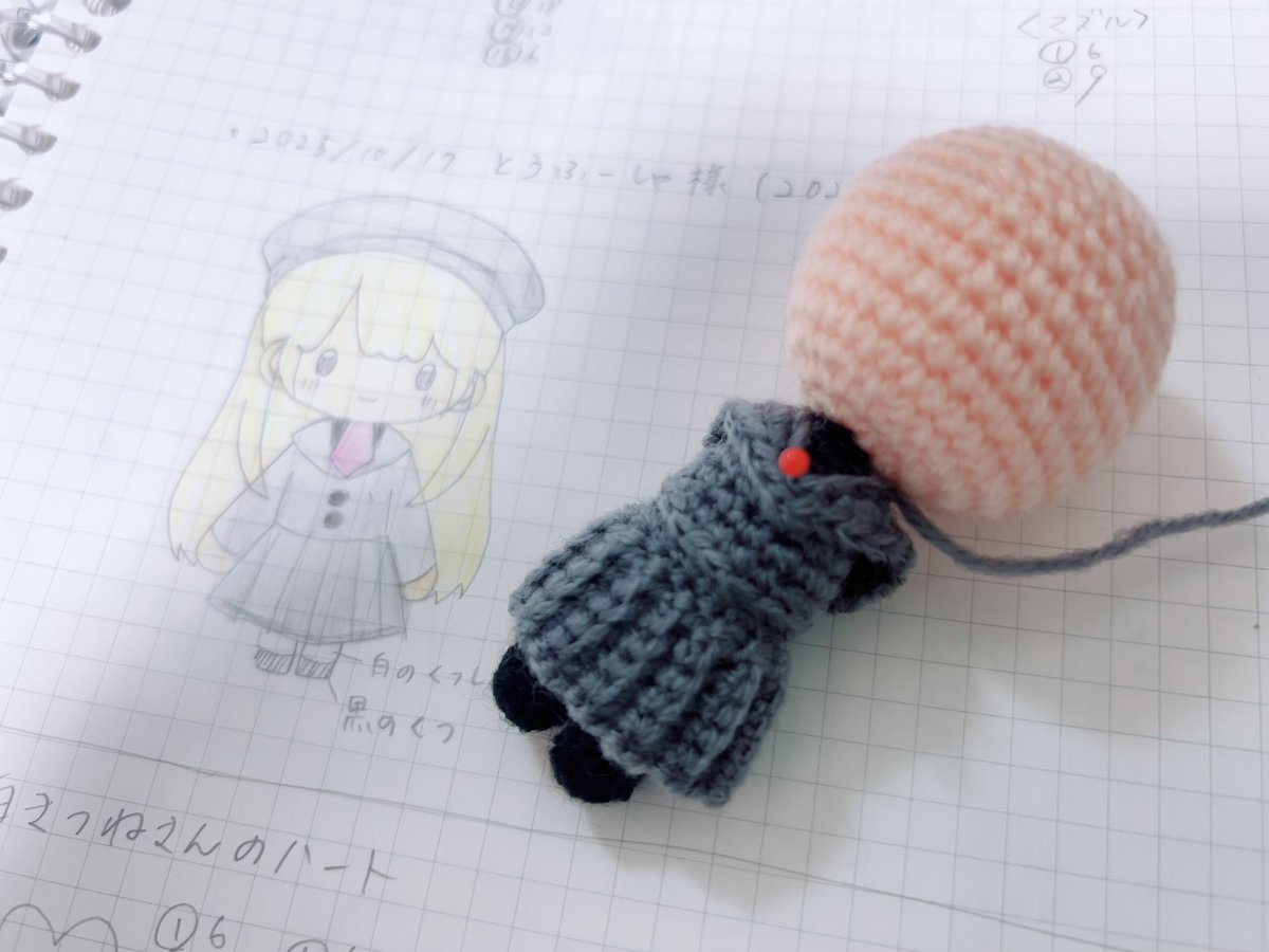 今回オーダー頂いた子、ちょっと分かりにくいけどセーラー襟なんです(*´ω｀*)
セーラー襟かわいいよ…(*´ω｀*)