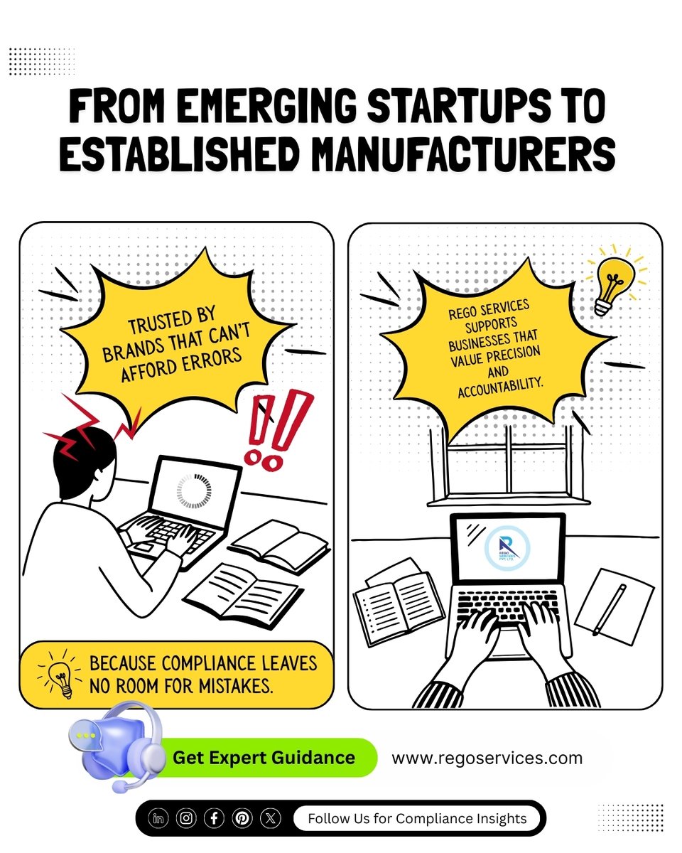 rego_services's tweet image. Trusted by brands that can’t afford mistakes.
From startups to established manufacturers, Rego Services delivers precision, compliance, and accountability—so you grow with confidence.
#RegoServices #Compliance #BrandTrust