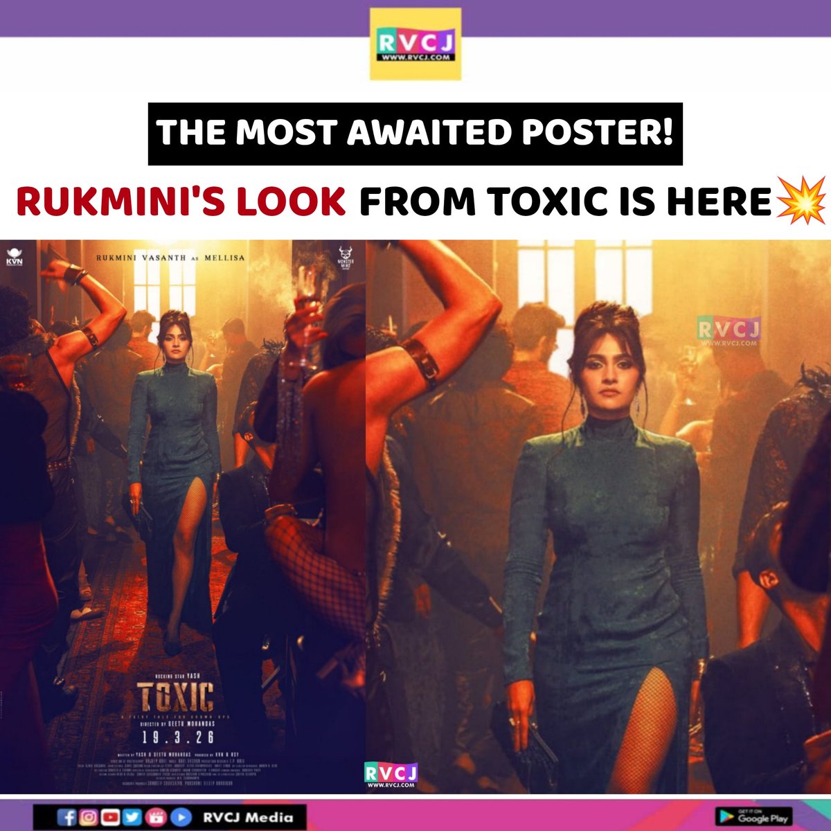 Putti's look👀

#ToxicTheMovie #RukminiVasanth