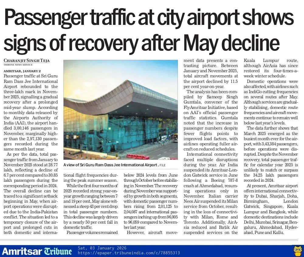 Amritsar Airport - Connecting The World tweet media