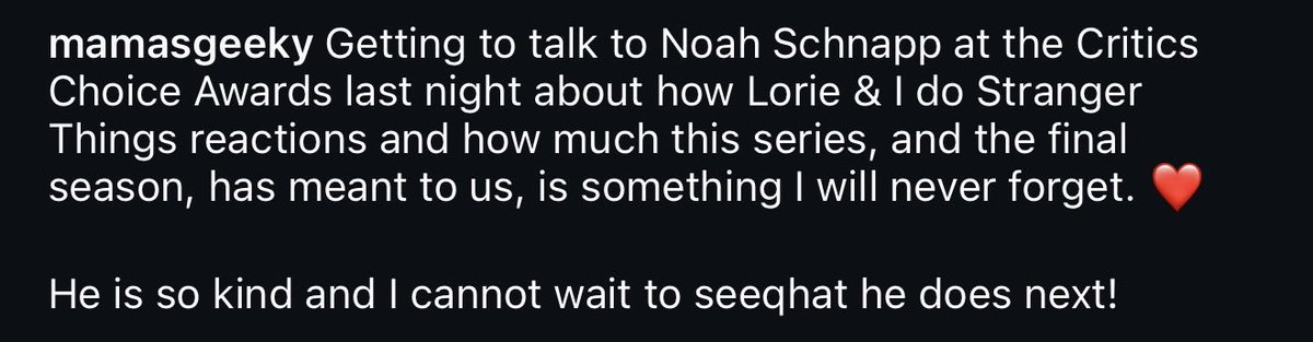 hawkins_batman's tweet image. even the critics were raving about Noah last night 😌❤️ he’s so charming