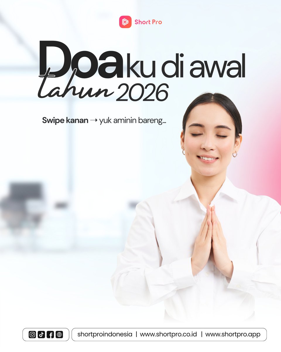 shortpro_id's tweet photo. Di tahun yang baru dan harapan baru mari kita berdoa dengan yang baik baik di awal tahun.

Apa doa mu di awal tahun coba komen yah !

#shortpro #shortproindo #aplikasishortpro #shortproindonesia #Drama https://t.co/jlwQbCcMm6