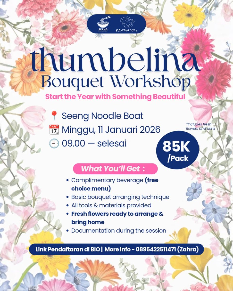 wavesrsa's tweet photo. para pecinta bunga, ada yang mau ikutan workshop aku kahh?? minggu ini tgl 11, di dago pakar bandung.. bunganya dpt 9 tangkai dan udh inc, jadi gada tambahan biaya lagii.. https://t.co/g1fj4vCw1b