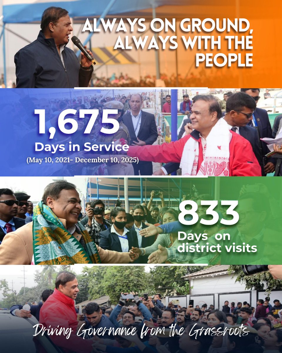 I believe governance should follow the bottom up approach, where growth aspirations of the grassroots are understood first hand.

Which is why since 2021, I along with my colleagues have spent more than half of our time in districts being amidst the people and prioritising their