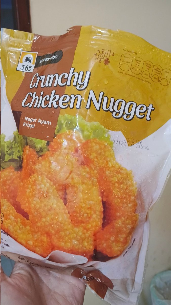 Nugget 365 punya superindo udah ada yg crispy crumb gais.. 😍😍