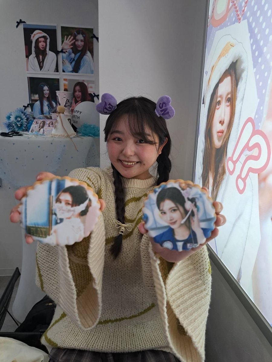 先月、サナちゃんのお誕生日をお祝いしにセンイルカフェに行ってきたよ