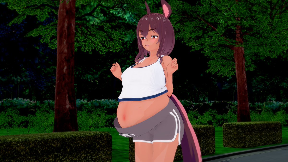 LilyOC_art's tweet image. Seeing how It's the year of the Horse I wanted to make a Horse Girl character calling her Requnia for now #pregnantart #pregnant #Oc #koikatsuparty #animepregnant #koikatsu #コイカツ #妊娠 #ボテ腹