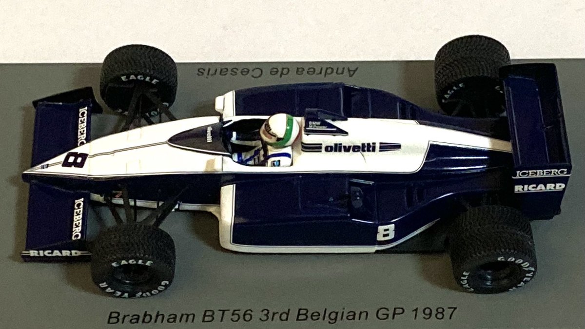 ブラバムBT56BMW '87 A.デ.チェザリス🇮🇹 毎年のようにチームを