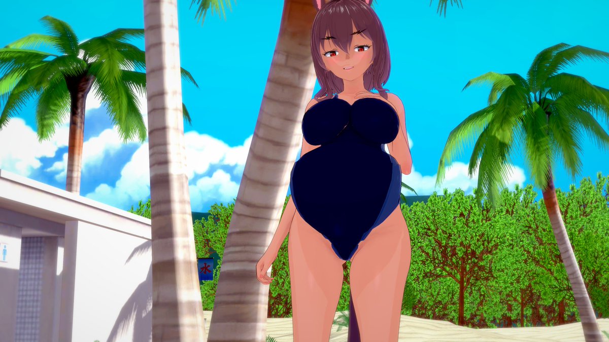 LilyOC_art's tweet image. Seeing how It's the year of the Horse I wanted to make a Horse Girl character calling her Requnia for now #pregnantart #pregnant #Oc #koikatsuparty #animepregnant #koikatsu #コイカツ #妊娠 #ボテ腹