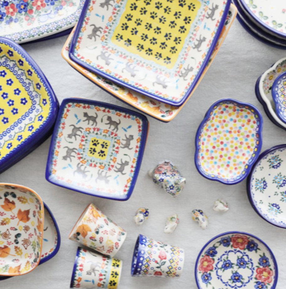 ポーリッシュポタリー、ポーランド食器、ＶＥＮＡ