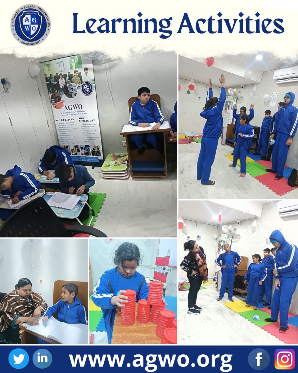 agwo_org's tweet photo. At AGWO, our learning activities go beyond books—blending education with creativity, movement, and hands-on experiences. Every activity is designed to nurture confidence, curiosity, and independence in our children, especially those with special needs.

#AGWO #LearningActivities https://t.co/SgOuf608iZ