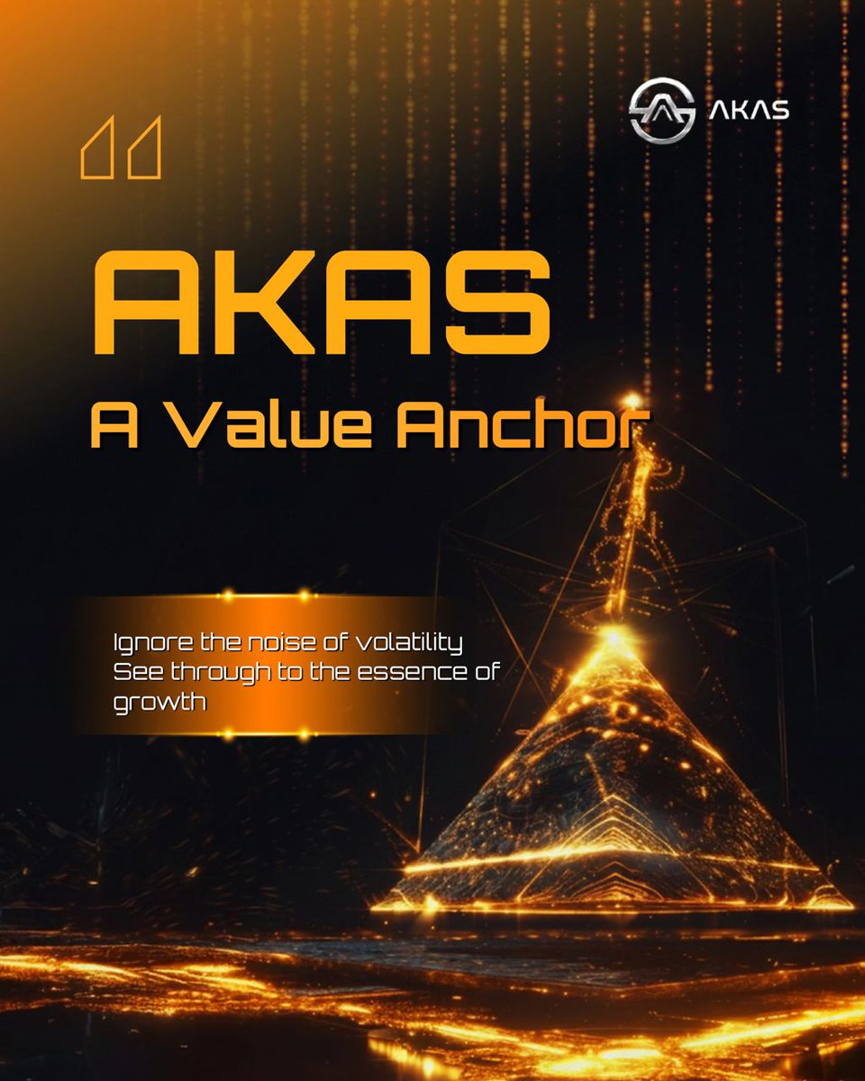 AKASOfficial_'s tweet photo. Markets may fluctuate,
but logic should remain unshaken.
AKAS Value Anchor ๐
Ignore the noise, see the essence.
Donโt chase every peak,
just stay consistently engaged
and accumulate your rightful share ๐
#AKAS #AnchorOfStability #LongTermParticipation #ValueConsensus https://t.co/PPmZQJ7CMA