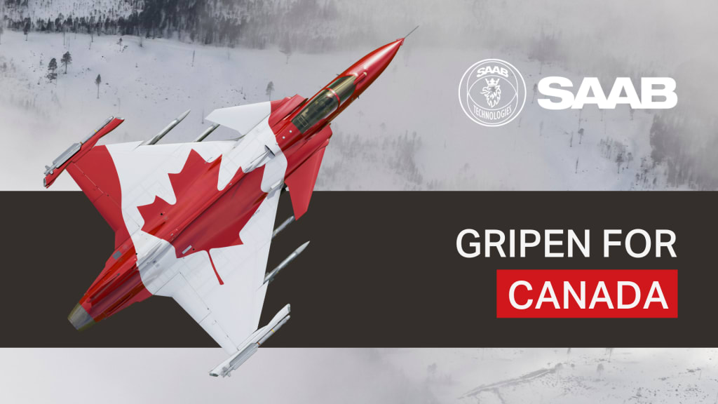 NXT4EU's tweet image. Canada needs Gripen, not F-35. 

Saab will produce them in Canada, if  the project is to succeed!