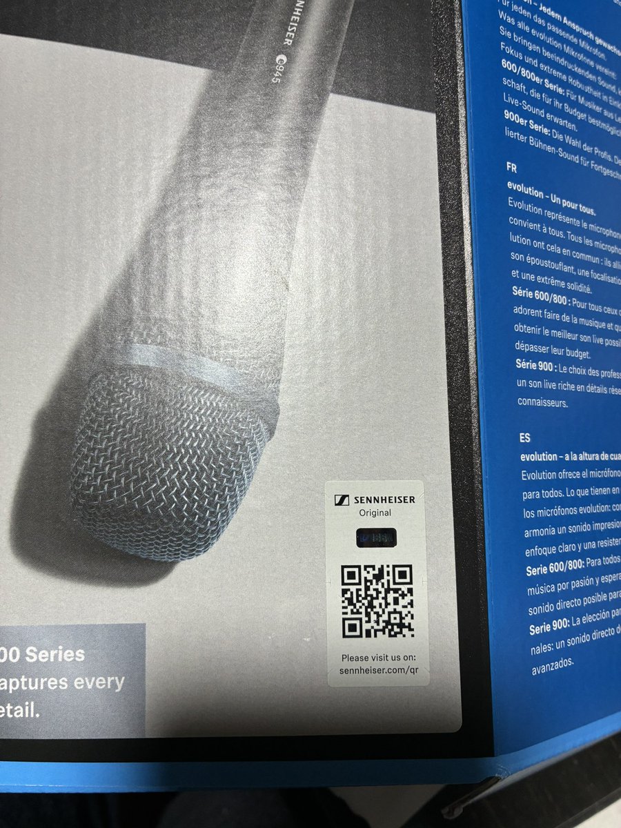 tkc481's tweet image. マイク届きました🤩
偽物が出回っているらしいけど
多分大丈夫？？