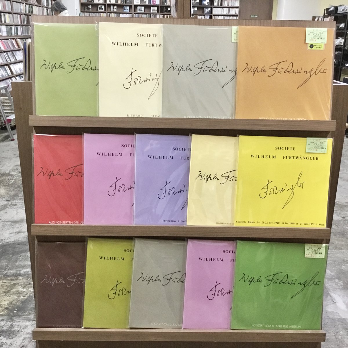 新入荷情報】 フルトヴェングラーの協会盤LPがふたつかみほど入荷しま